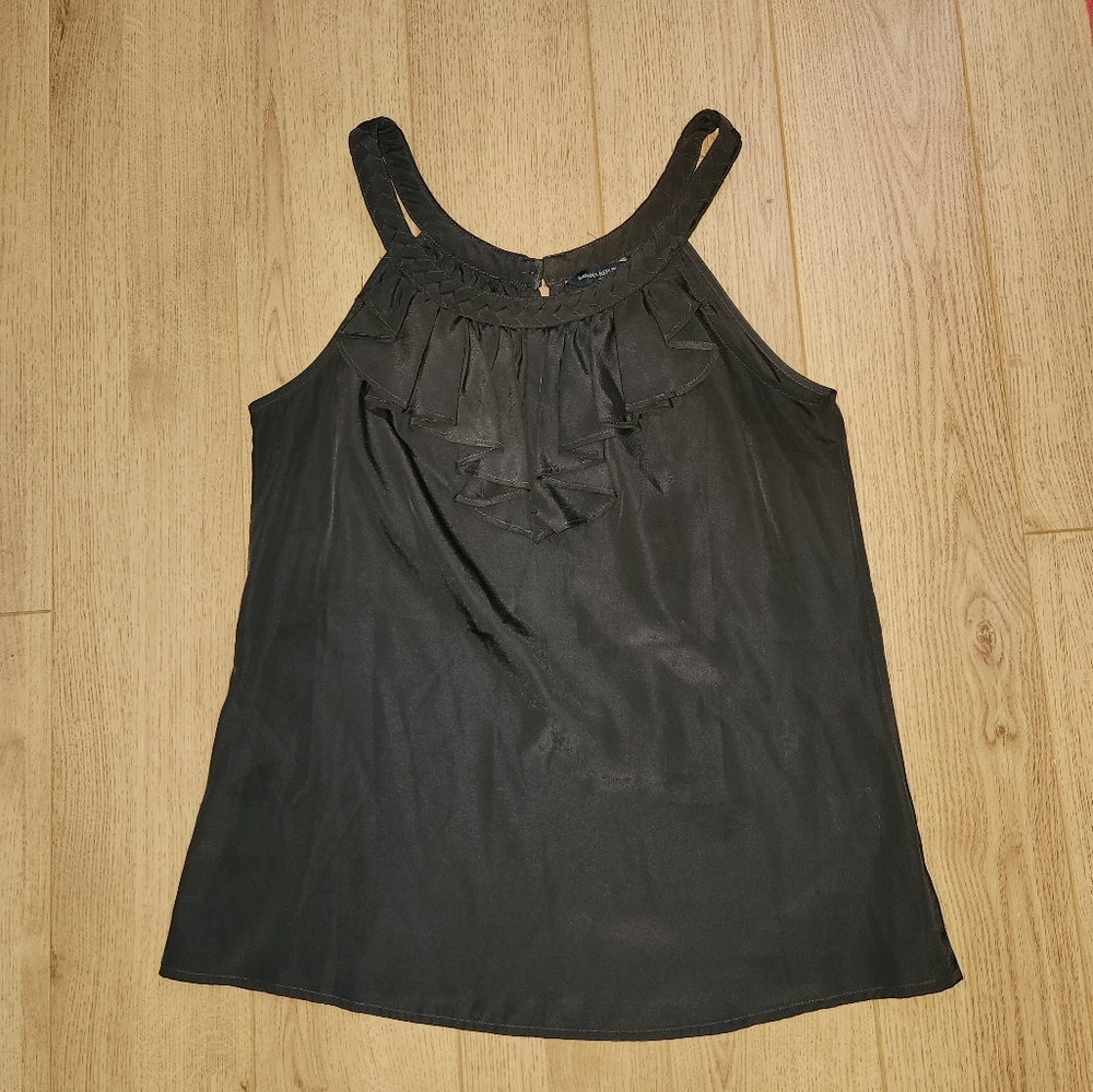 Brown tank top blouse